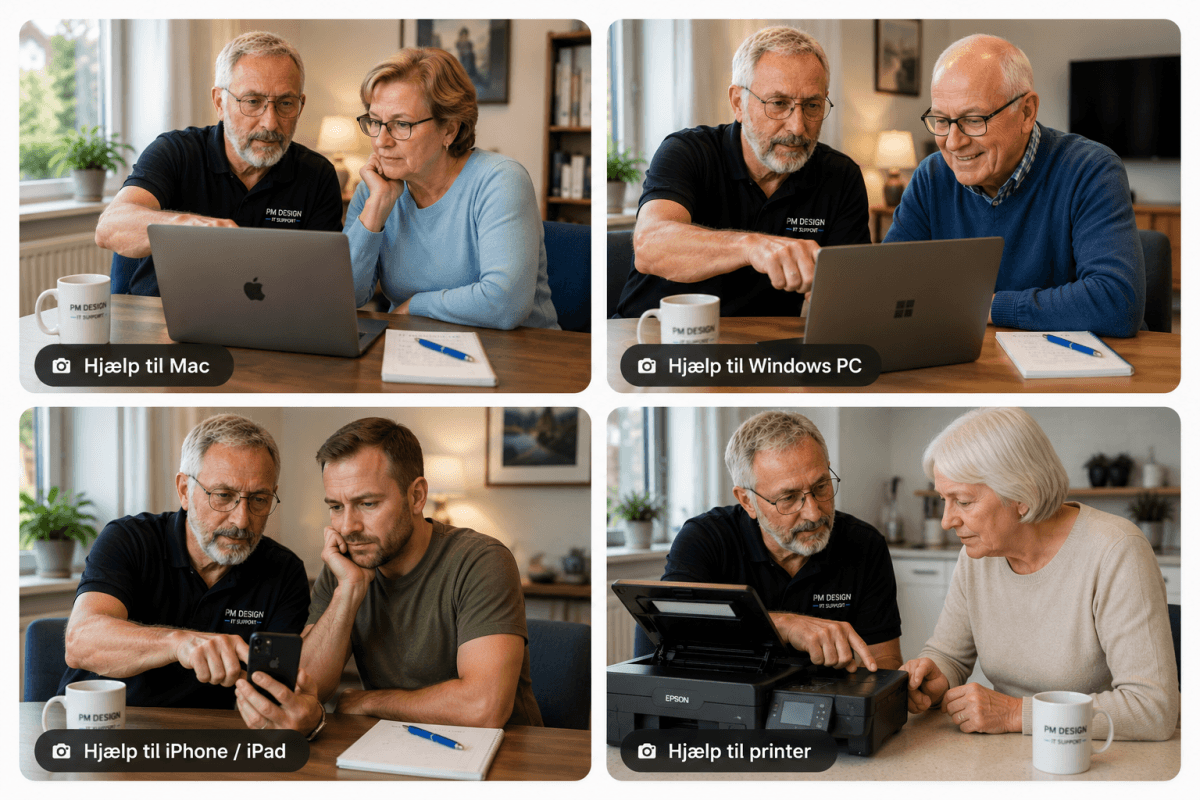 Computer Hjælp FF PM Design IT hjælp