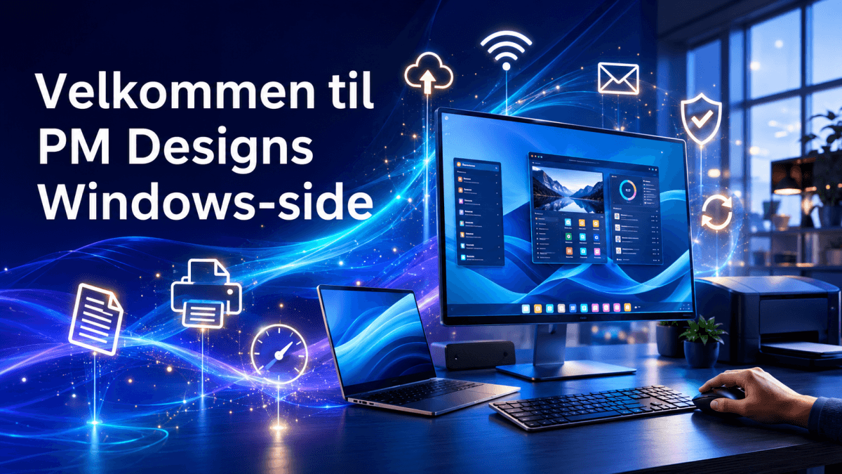 Windows Windows hjælp og support fra PM Design