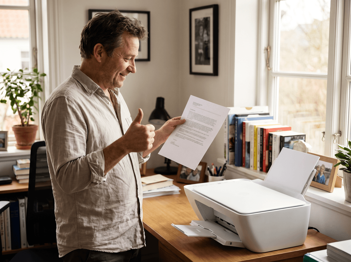 Computer Hjælp FF Printer fungerer igen efter flere dages problemer